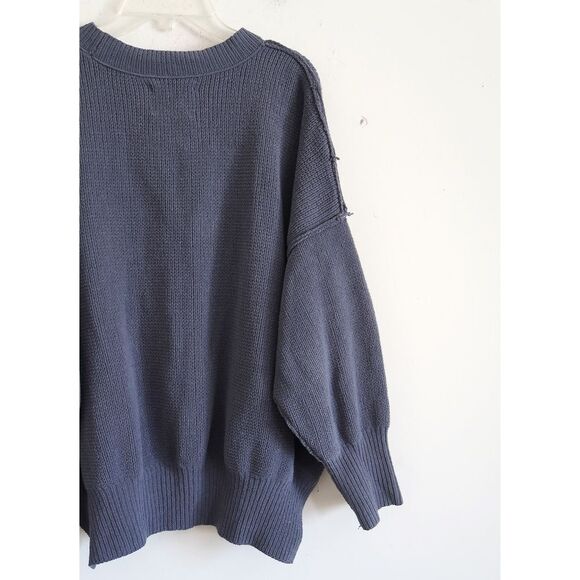 Abercrombie & Fitch Soft Grayish Blue Sweater - Size Small - Picture 5 of 8